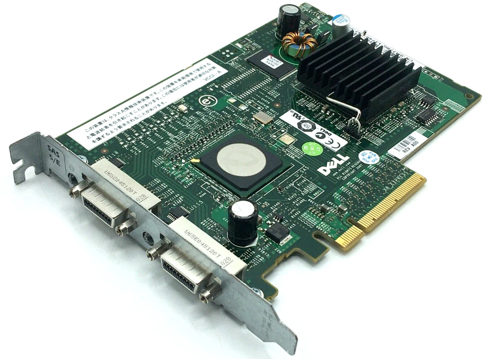 Dell CN-0M778G-13740-04T-00E4 Dual Channel SAS Raid Card