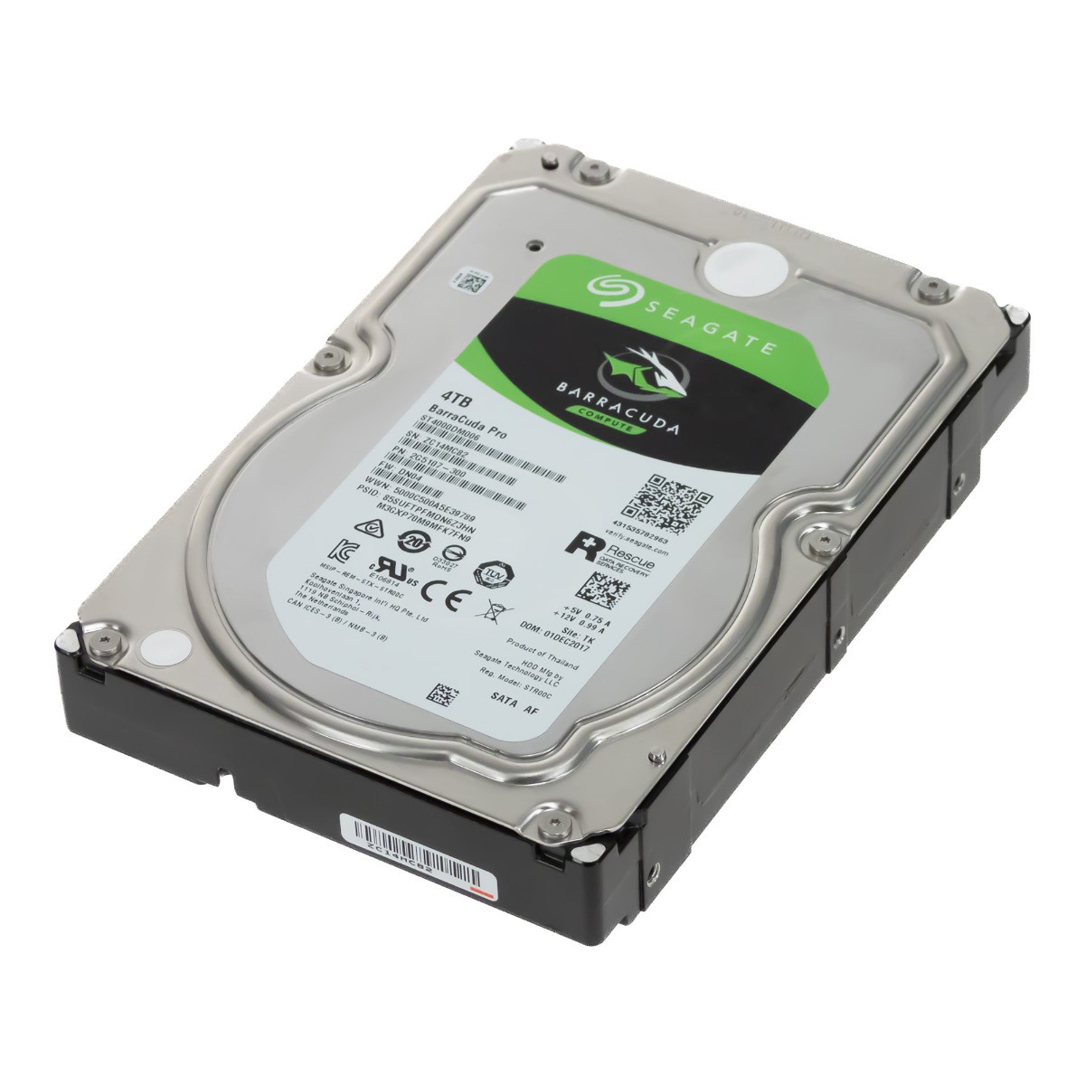 HARD DRIVE SEAGATE BARRACUDA PRO ST4000DM006 4TB 7.2K 128MB SATA III 3.5''