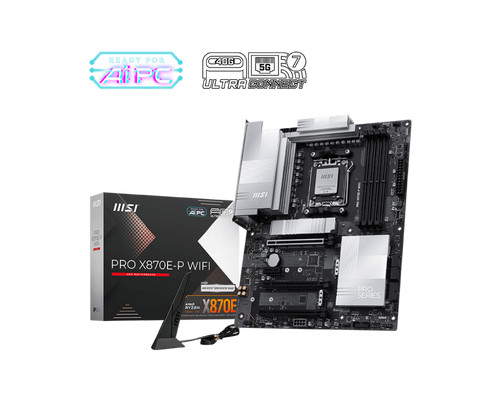 MSI PRO X870E-P WIFI Motherboard AM5 DDR5 UDIMM 4 SATA 6G Realtek® ALC897