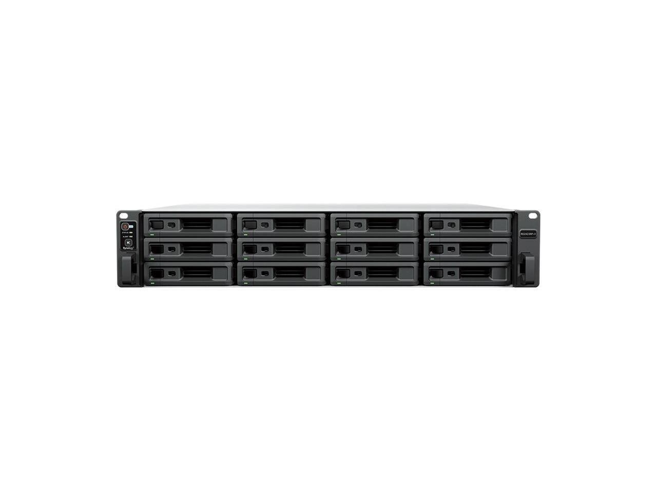 Synology RackStation RS2423RP+II 12-Bay 2U NAS Enclosure - Redundant PSU -Diskle