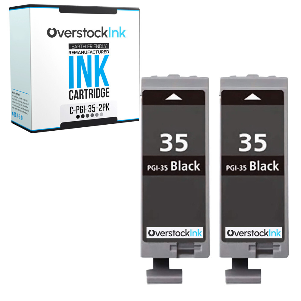 2-Pack Compatible OSI PGI-35 Black Ink for Canon PIXMA iP100 iP110 mini320 TR150