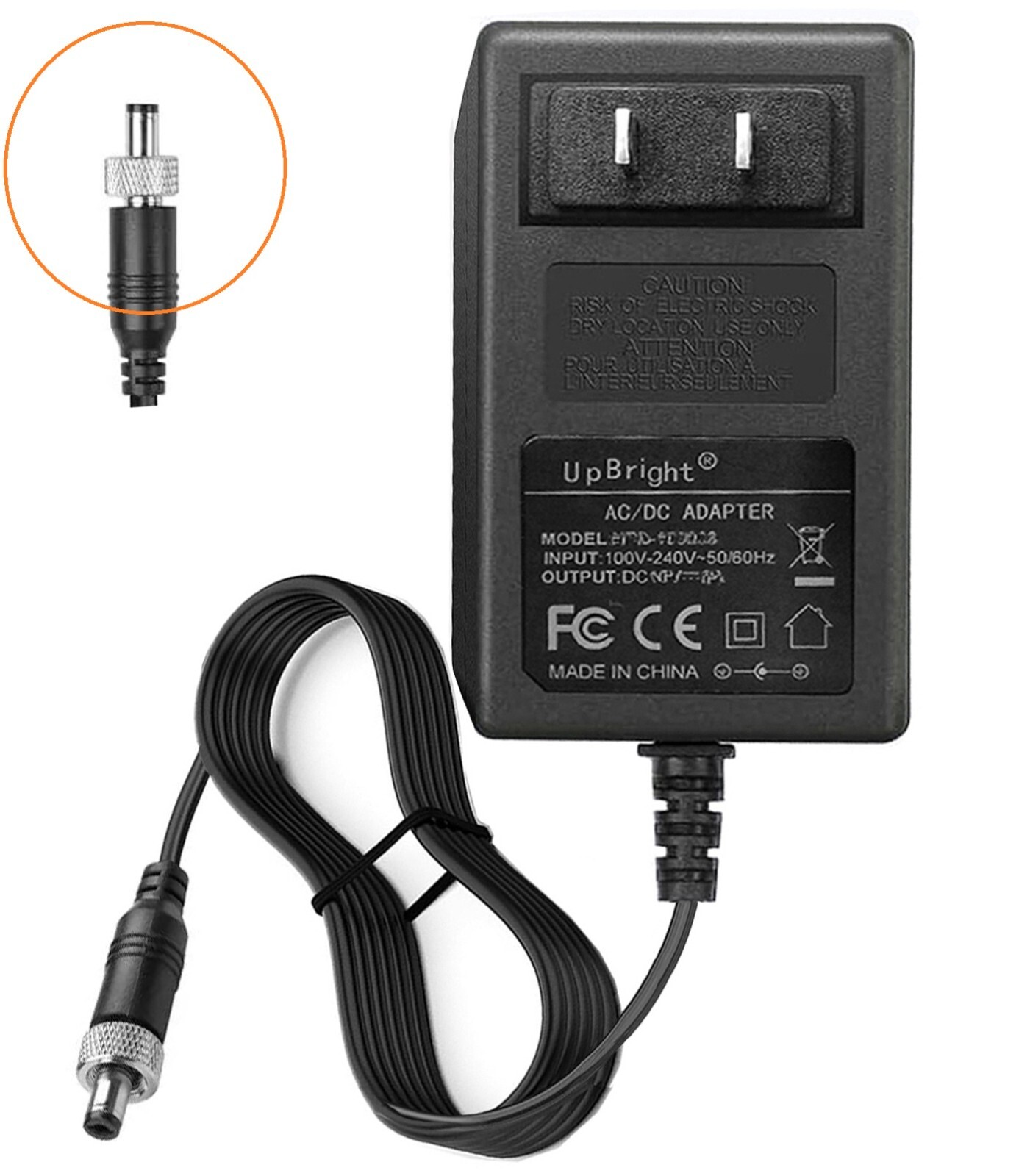 AC Adapter w/Locking for Antelope Audio Orion Studio Synergy Core Interface 18V