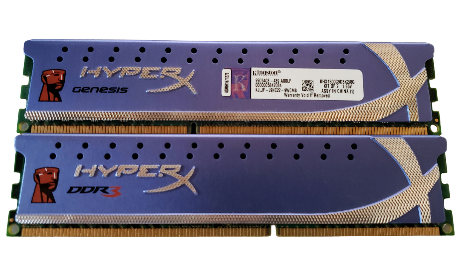 (2 Piece) Kingston HyperX Genesis KHX1600C9D3K2/8G DDR3-1600 8GB (2x4GB) Memory