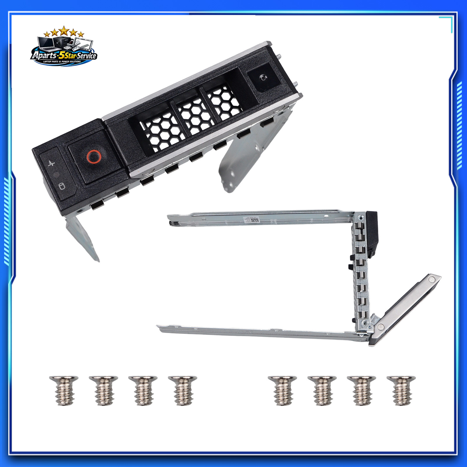 2PCS X7K8W 3.5" HDD Hard Drive Tray Caddy Replacement for Dell PowerEdge Server