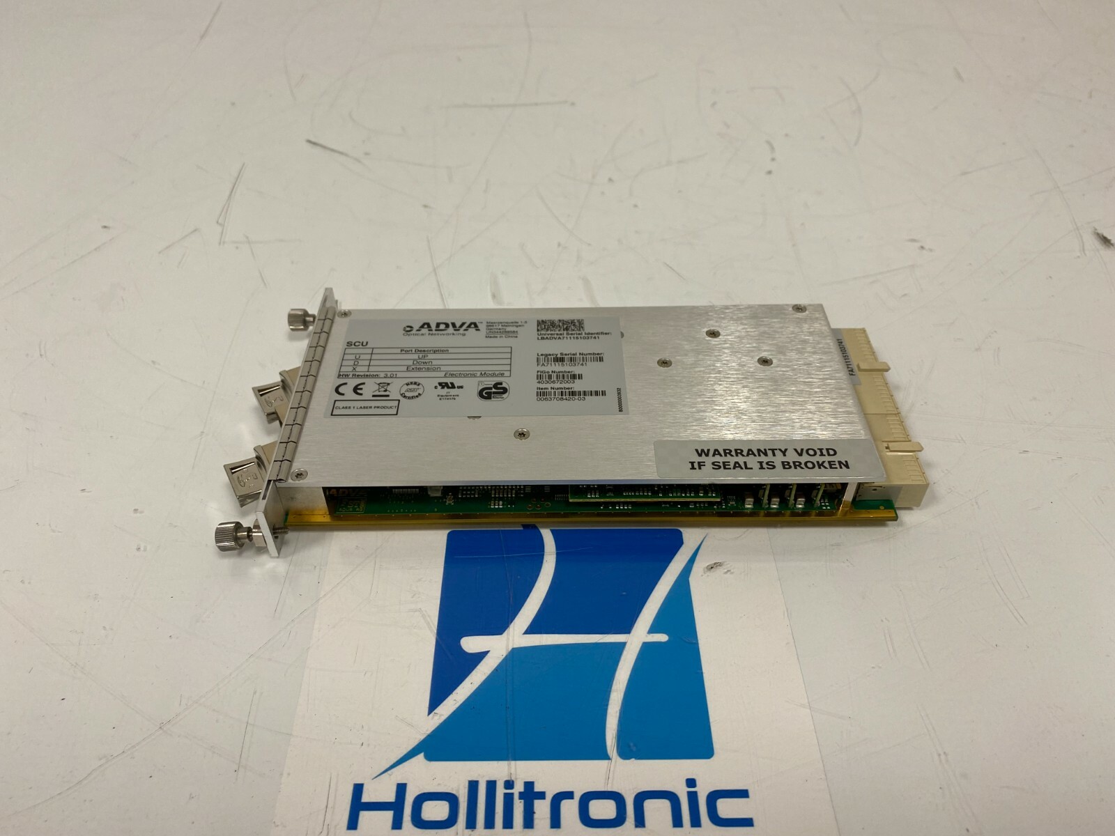 ADVA Optical SCU Shelf Control Unit for FSP 3000R7 0063708420-03 4030672003