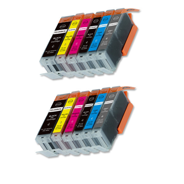 12 PK Printer Ink with chip for Canon 270 271 Pixma TS8020 TS9020 MG7720