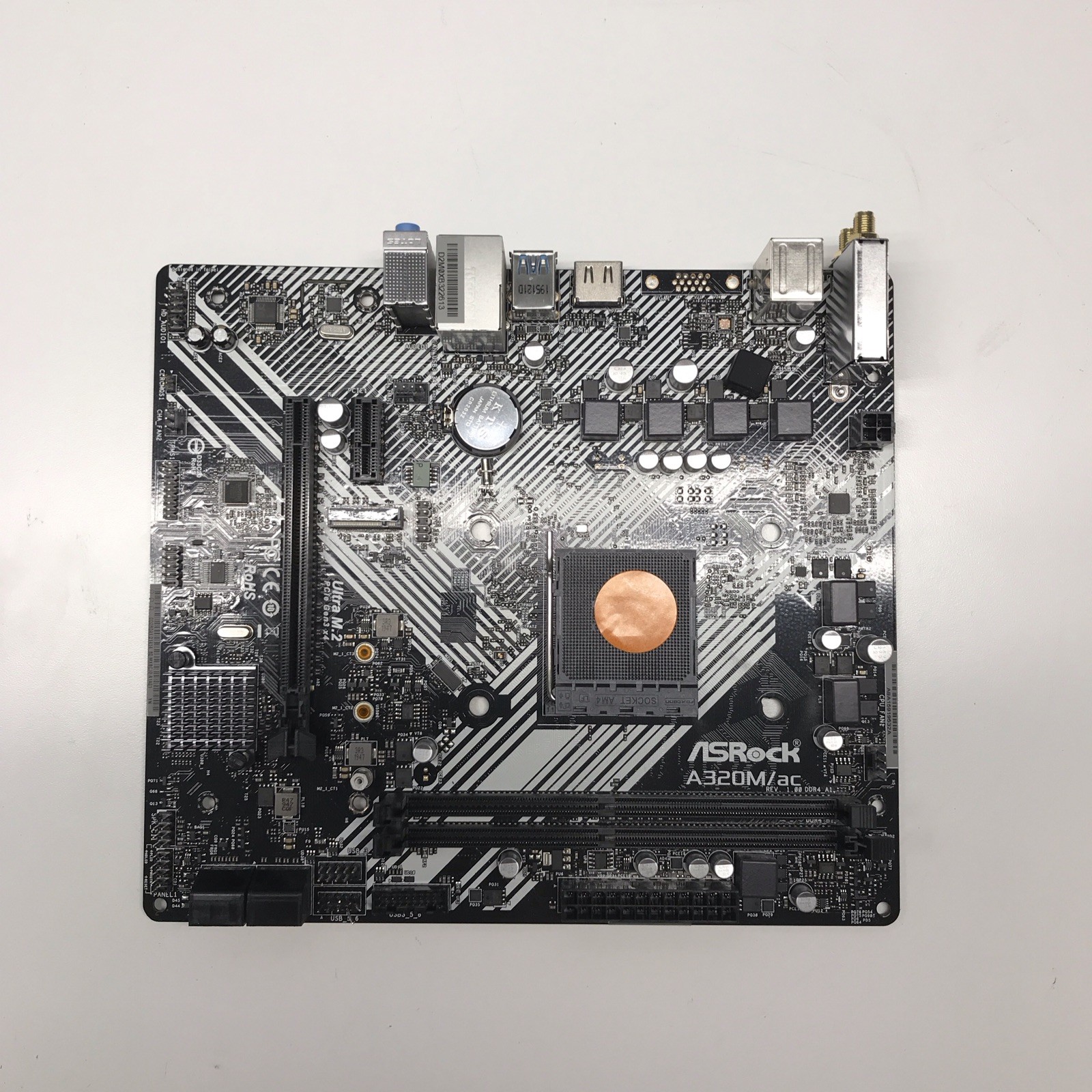 [NOT WORKING] ASRock A320M/ac AMD A320 Micro ATX DDR4 AM4 Motherboard