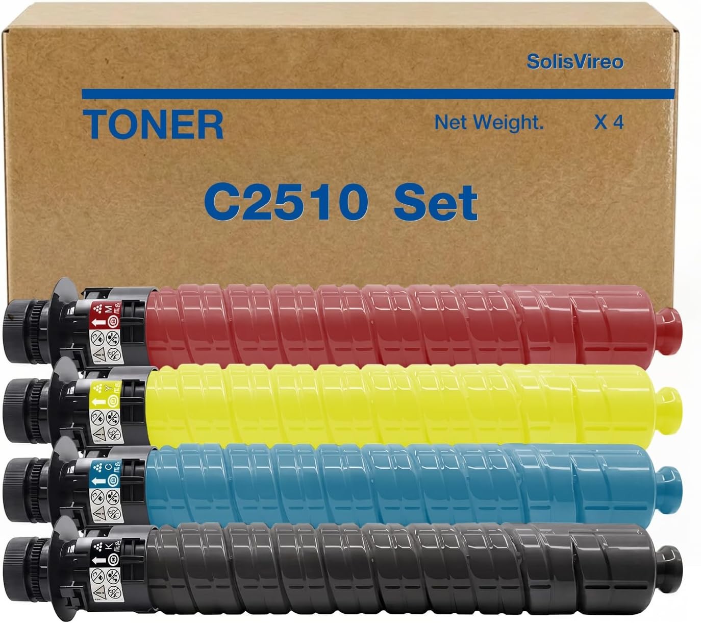 Toner Cartridge Replacement for Ricoh IM C2010, IM C2010A, IM C2510 & IM C2510H