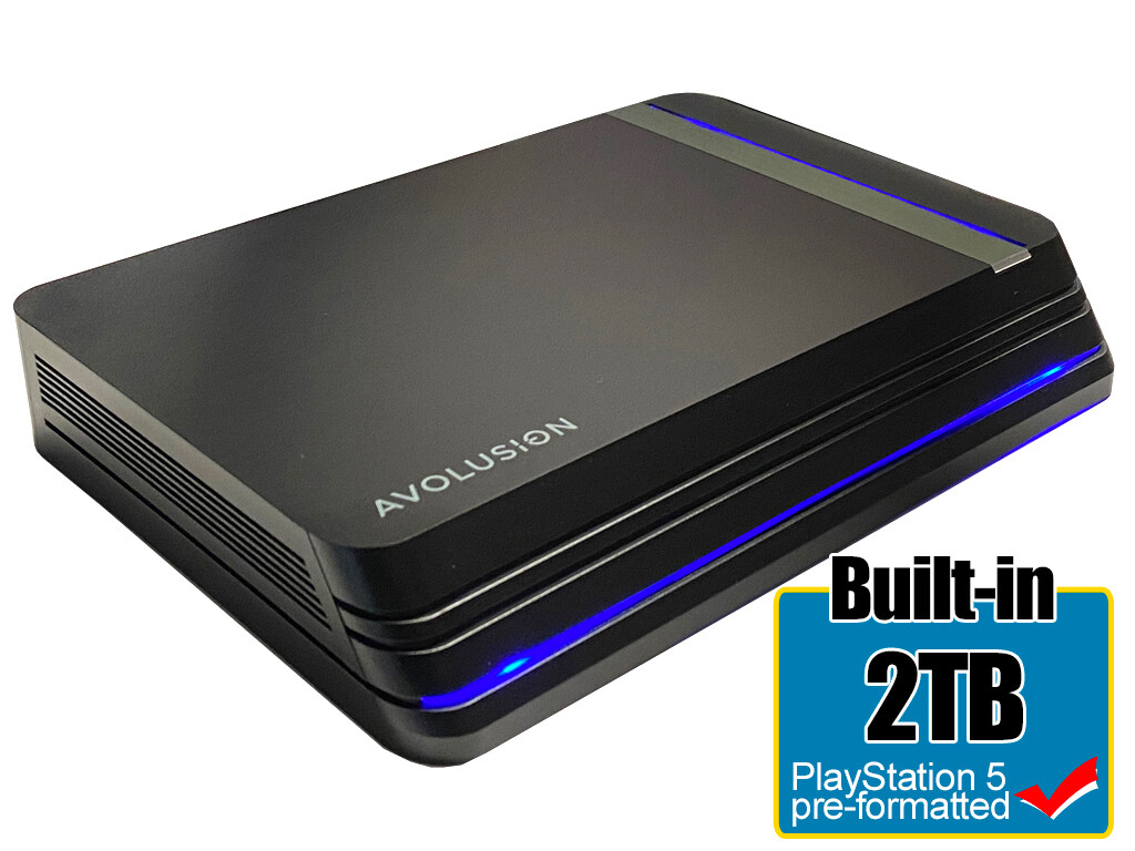 Avolusion PRO X 2TB  USB 3.0 External Gaming Hard Drive for PS5 Game Console