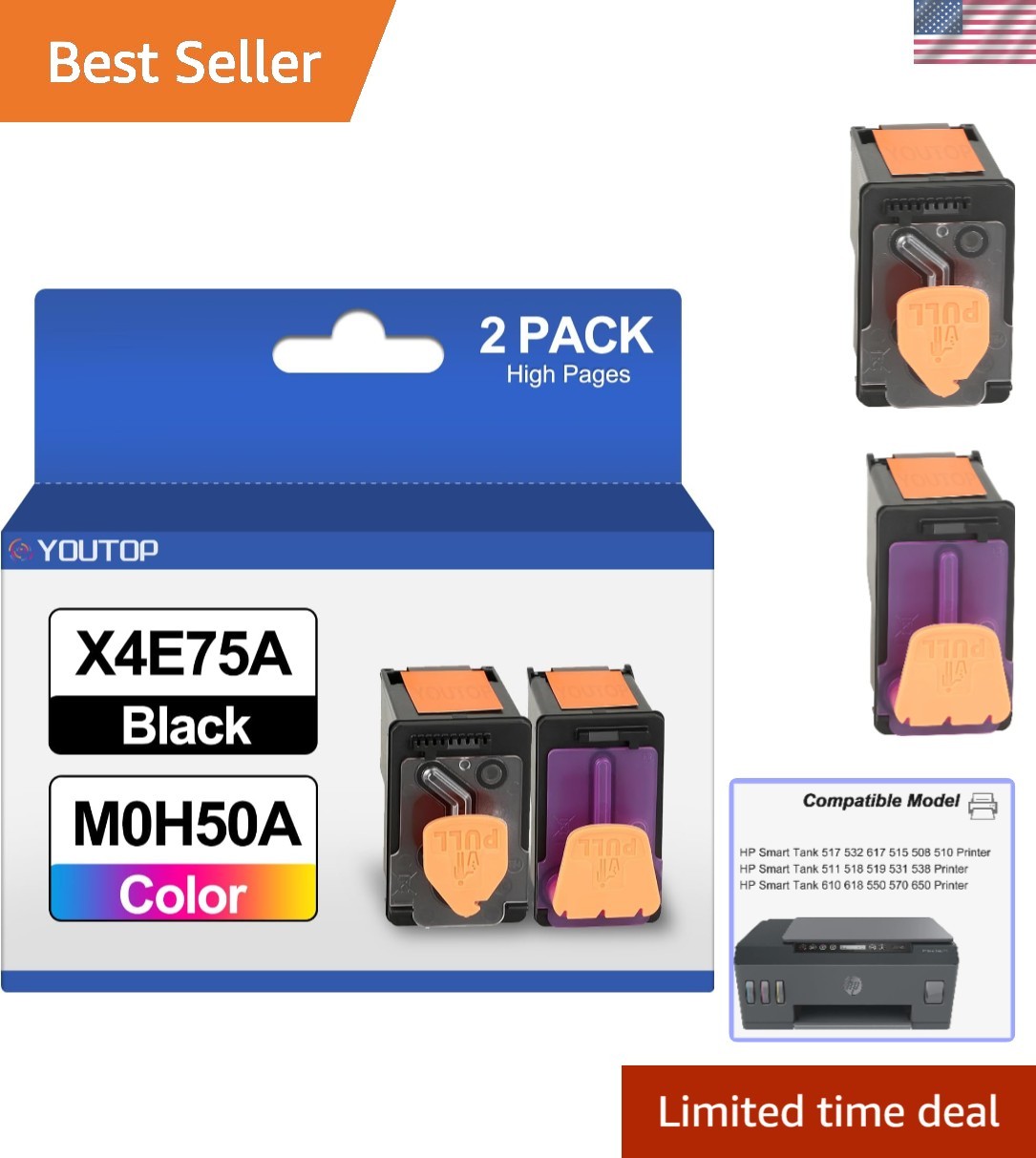 X4E75A M0H50A Print Head Inkjet Tank System Replacement