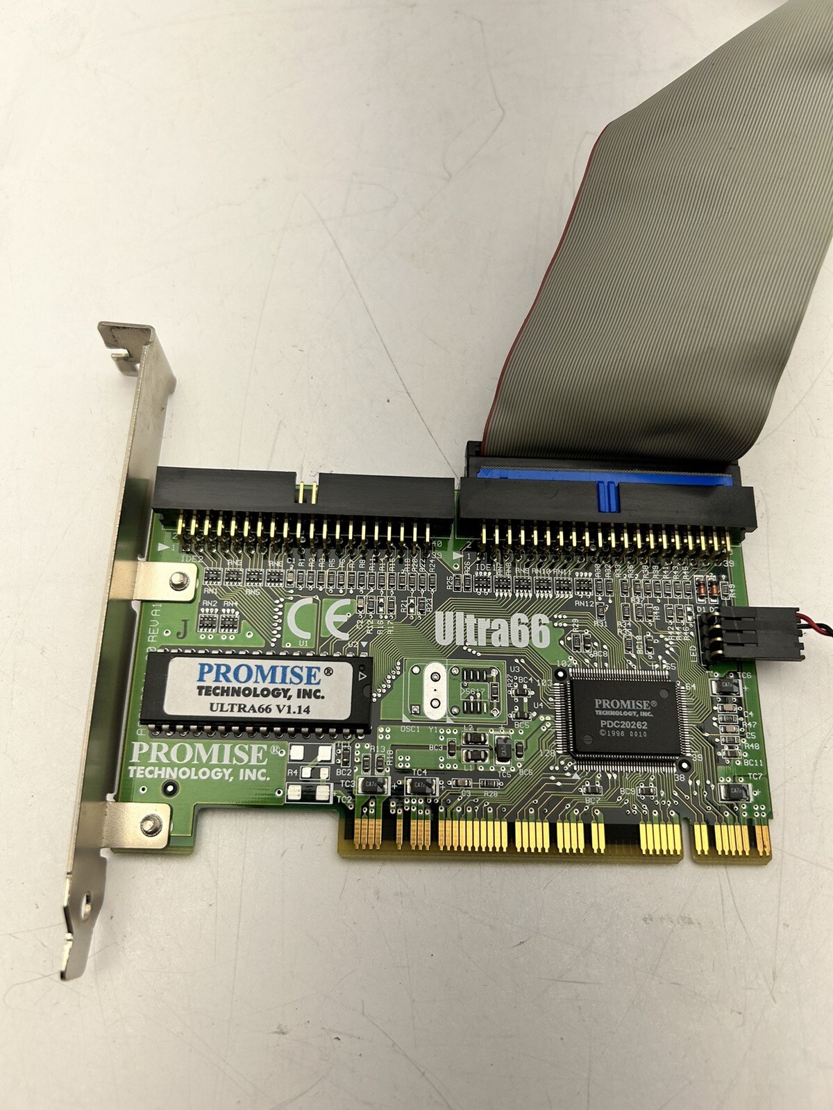 Promise Ultra66 V1.14 9841-00 revA1 Dual IDE PCI Controller Card DELL TW-03544T