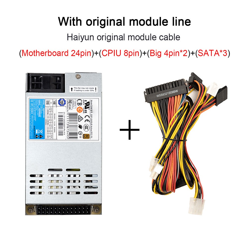 SSP-250SUB 250W Switching Power Supply PSU for SeaSonic 80PLUS 1U FLEX Mute Repl