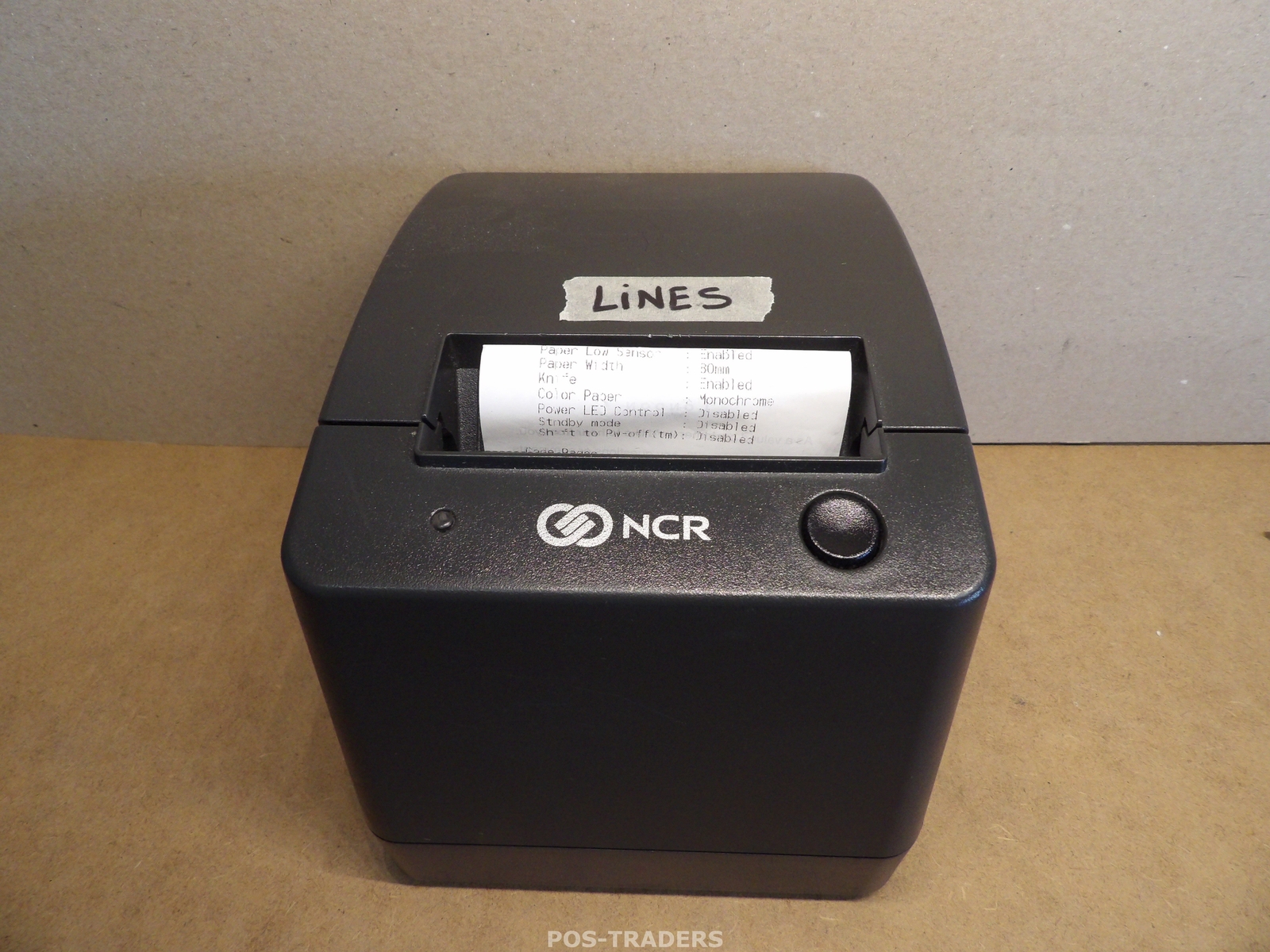 NCR 7197-6001-9001 Thermal Ticket Receipt POS Printer USB - PRINTS LINES - BLACK