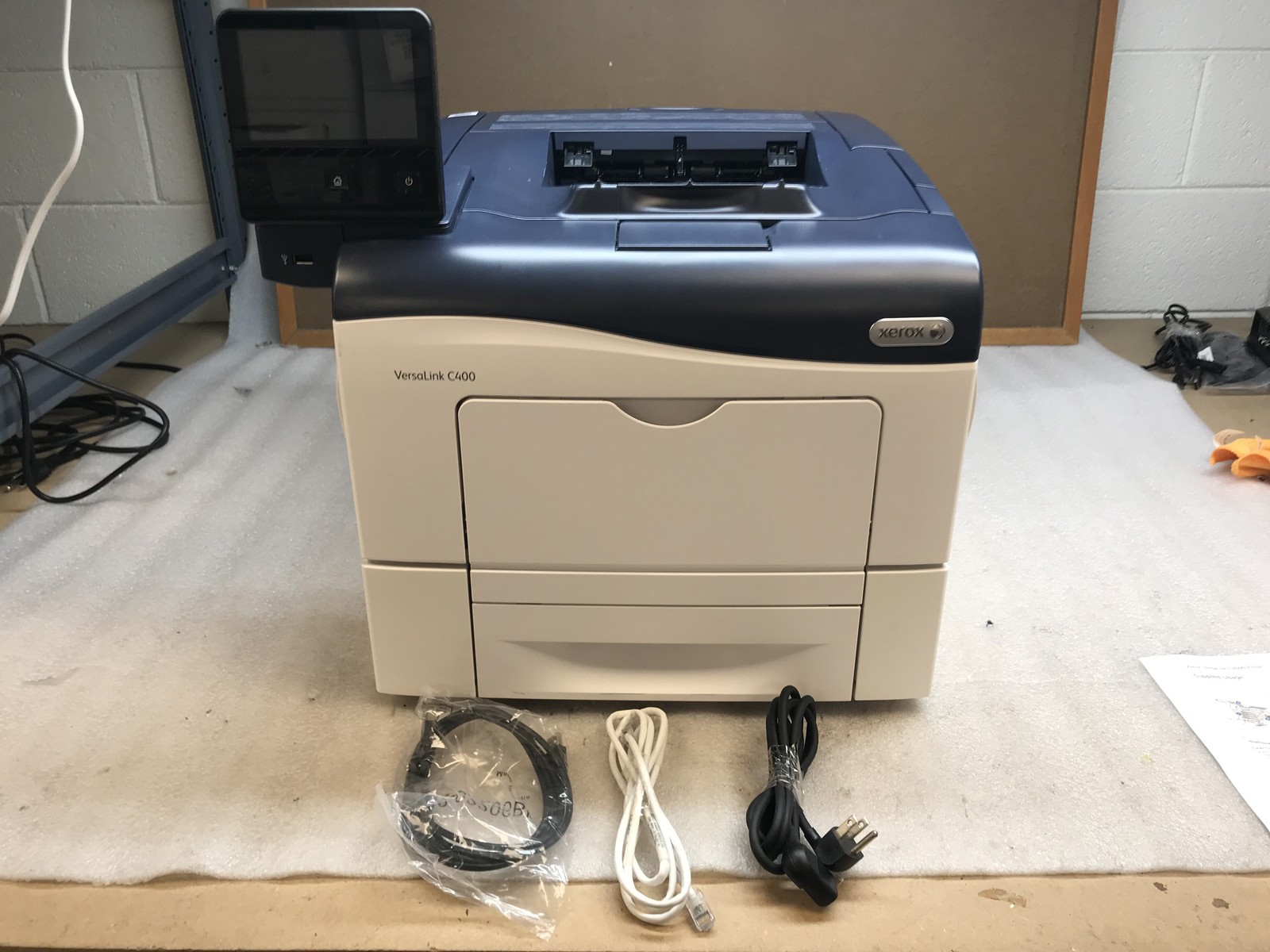 Xerox VersaLink C400 Color Laser Printer C400 36ppm 1k Pg Ct w/ Toner & Cables