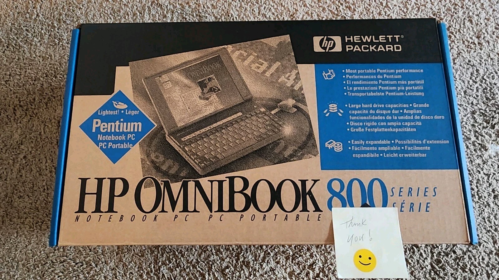 HP OmniBook 800CT Windows 95 Laptop Bundle BRAND NEW Open Box