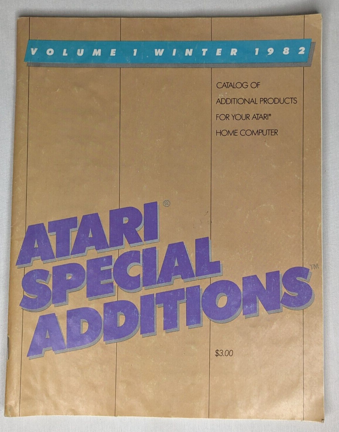 Atari Special Additions Winter 1982 Magazine Software, Hardware, Accessories