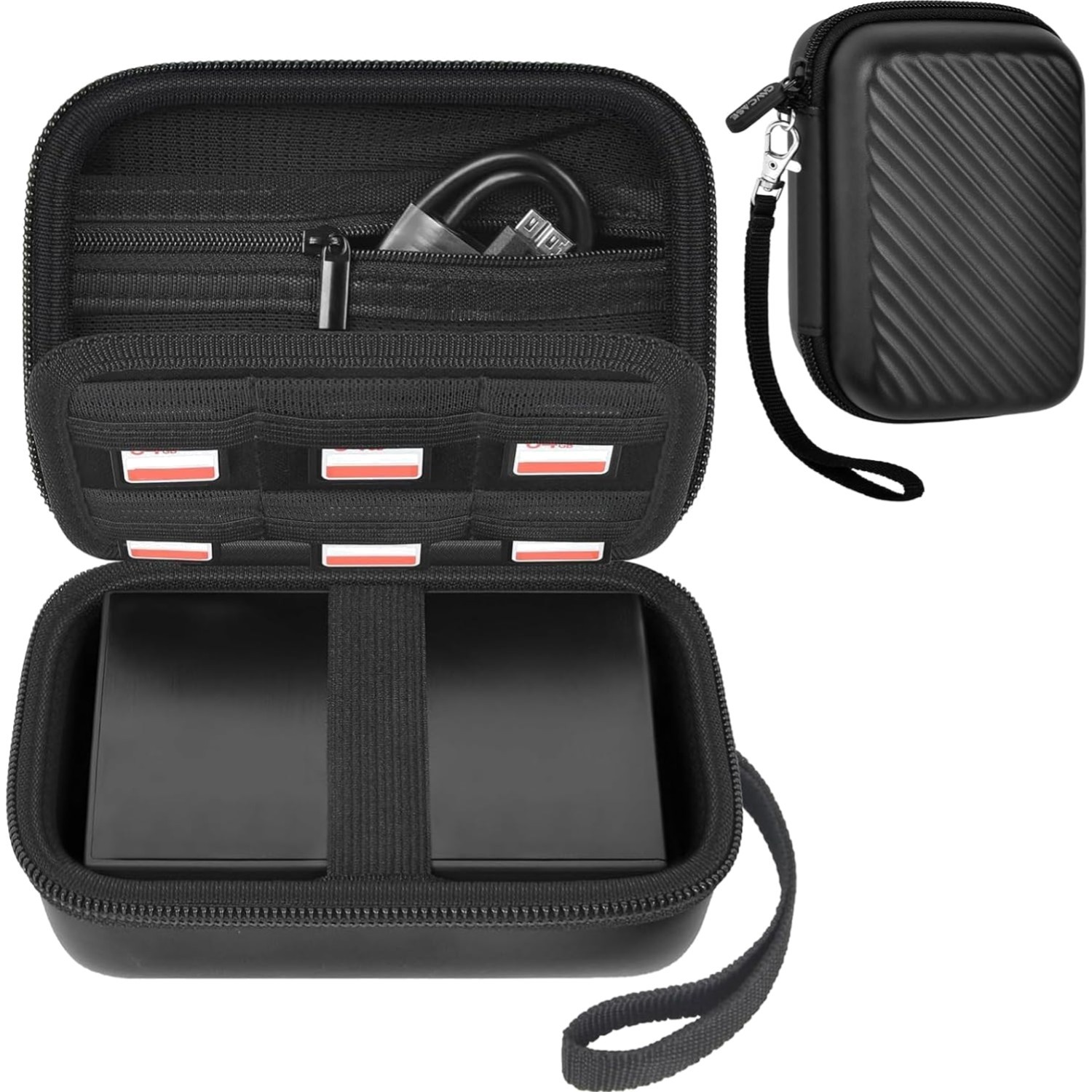 Travel-Friendly Hard Drive Case - Fits Seagate, WD, and Toshiba Drives Compactly