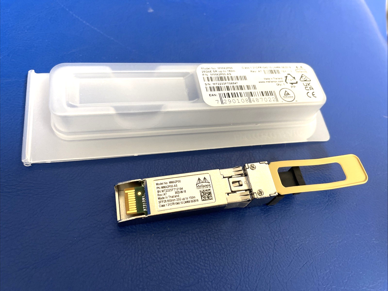 MELLANOX MMA2P00- 25Gb/s SFP28 850nm Multimode Optical Transceiver