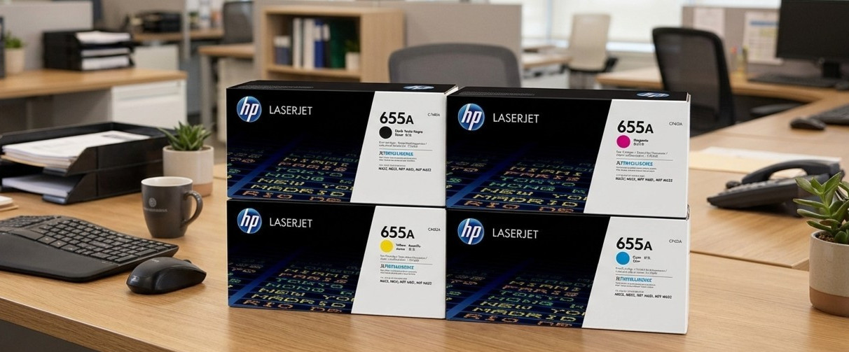 HP 655A Full CMYK Toner Set CF450A CF451A CF452A CF453A High Yield Fast Shipping