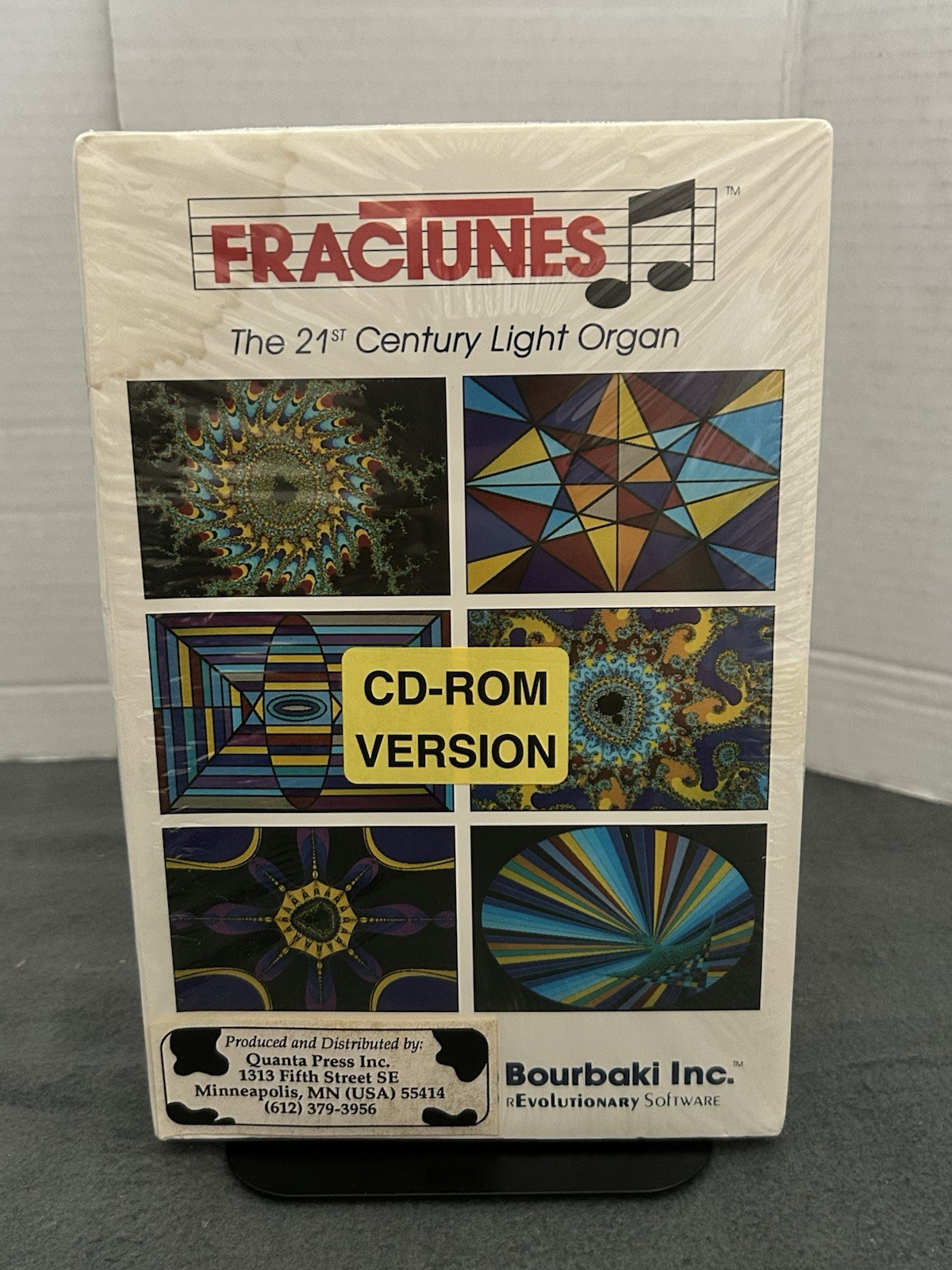 FracTunes VTG Fractal Music Software CD-ROM DOS PC Algorithmic Computer Music