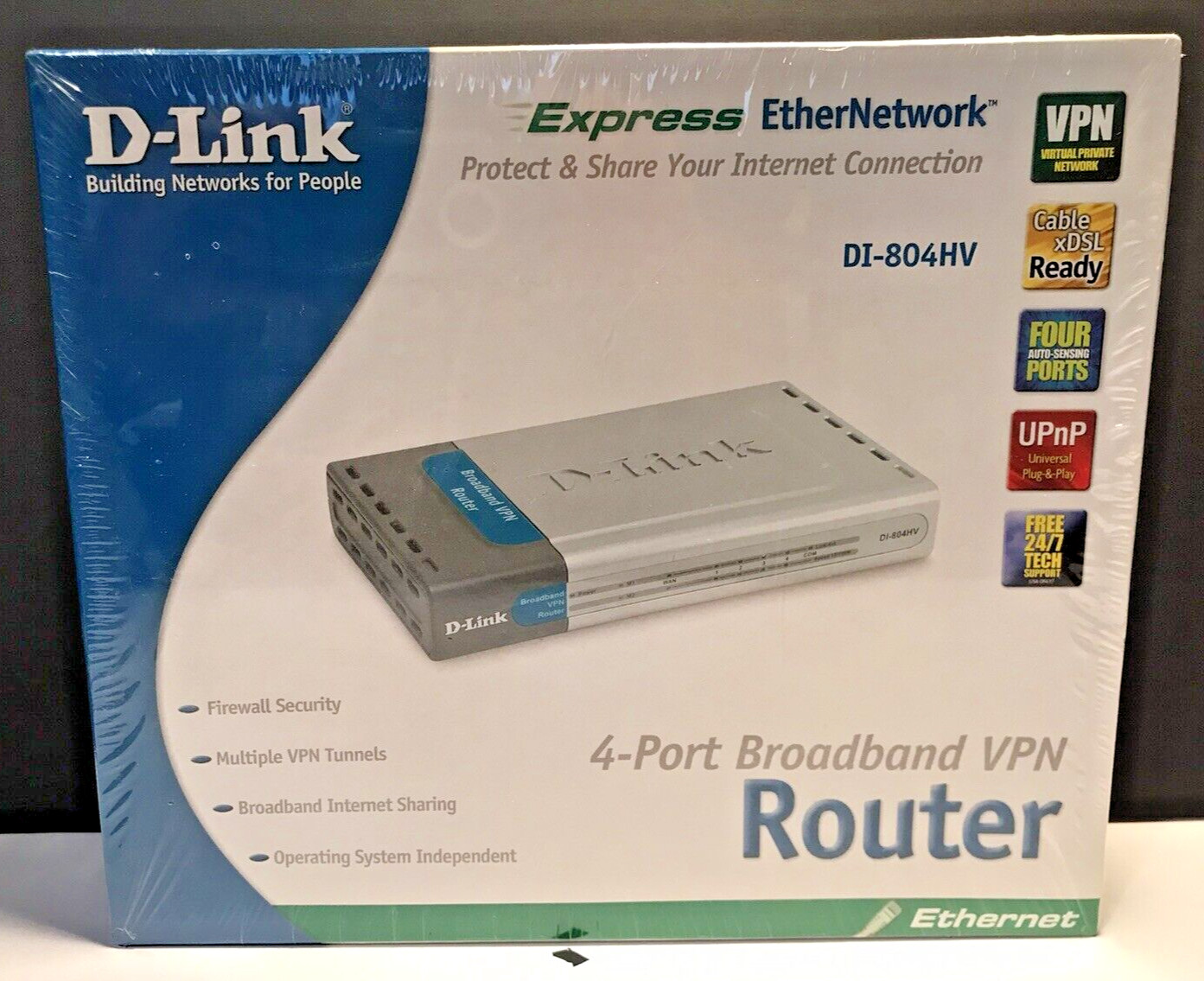 D-LINK 4-Port Broadband VPN Router DI-804HV
