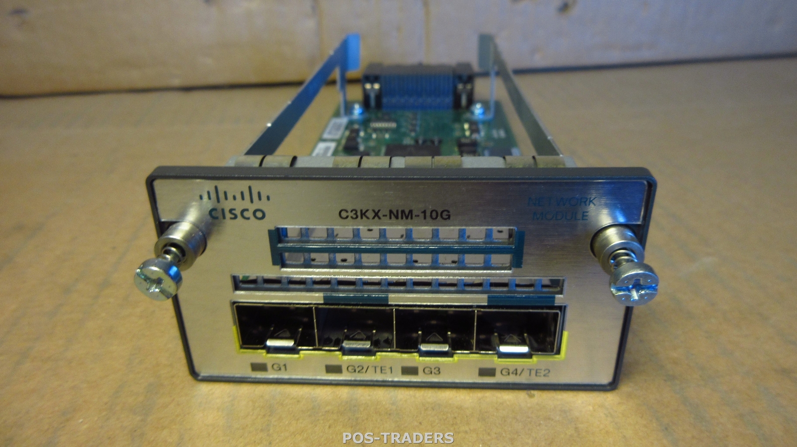 Cisco C3KX-NM-10G v01 4-Port 10GB 3750X / 3560X Module FROM WS-C3750X-12S-S V01