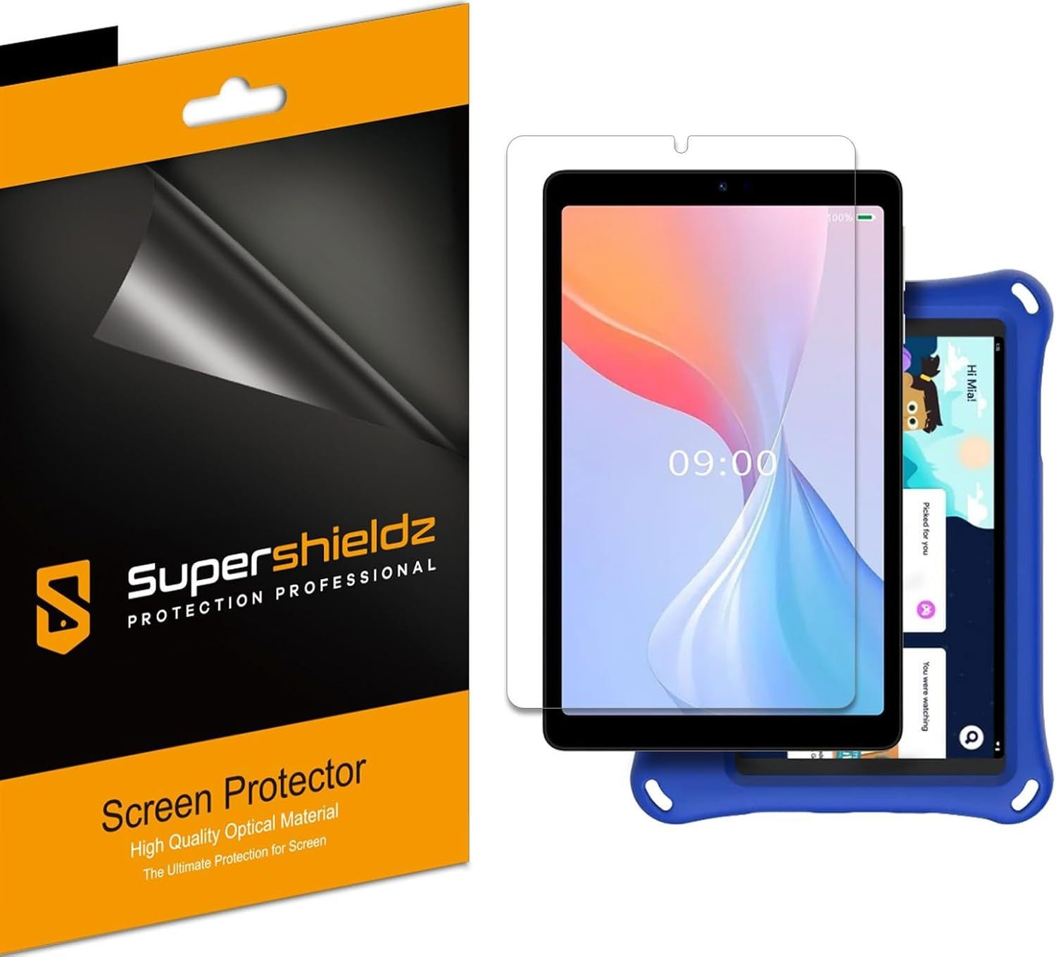 (3 Pack) Clear High Definition Screen Protector Shield for Onn 8 inch Tablet