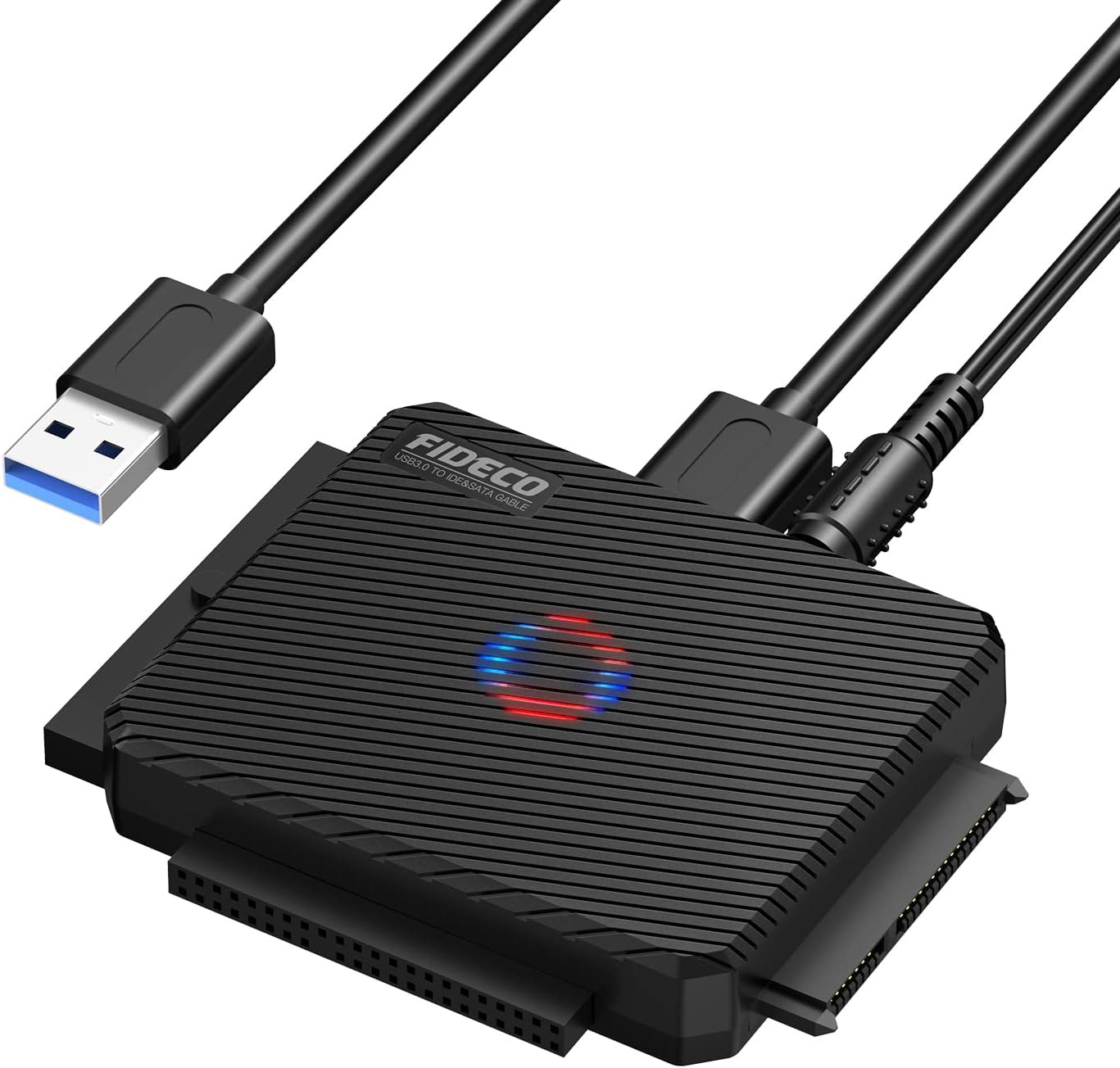 Adaptador SATA IDE a USB 3.0 para Discos Duros 2.5 3.5 y Unidades DVD CD 5.25