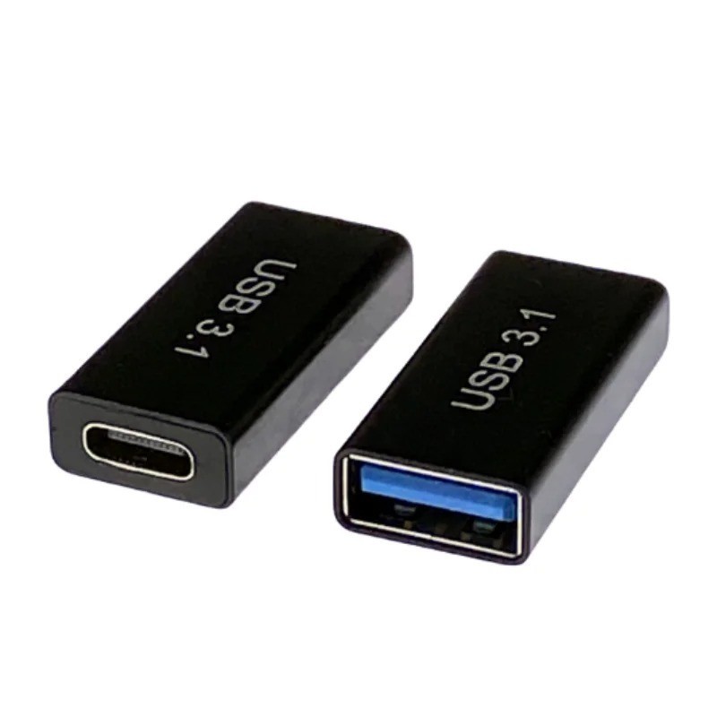 USB C to USB 3.0 Adapter (2 Pack),USB Type-C (Female) to USB A (Female) Coupl...