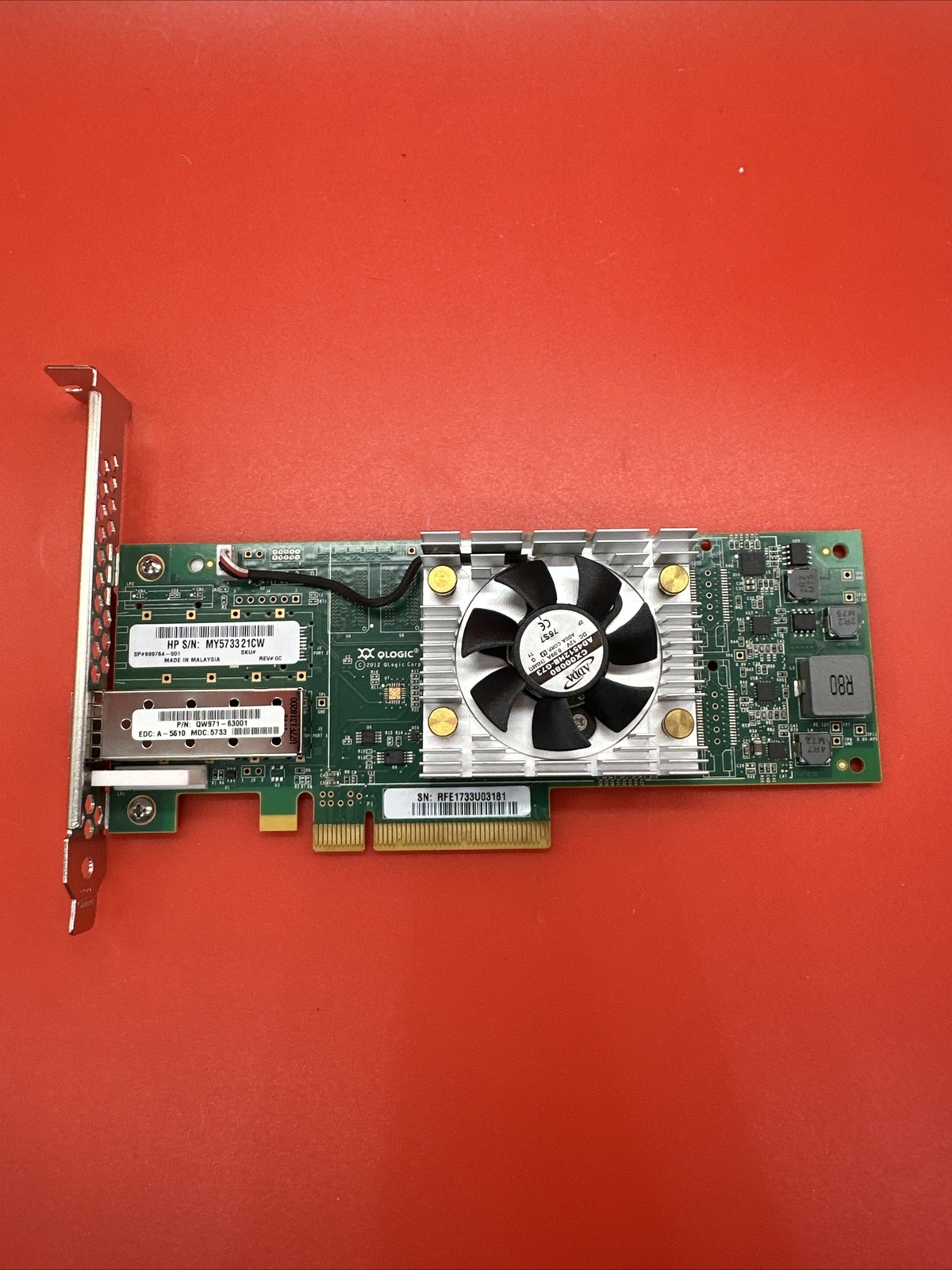 HP QW971A SN1000Q 699764-001 16Gb SFP SP FC Host Bus PCIe Full Height Adapter