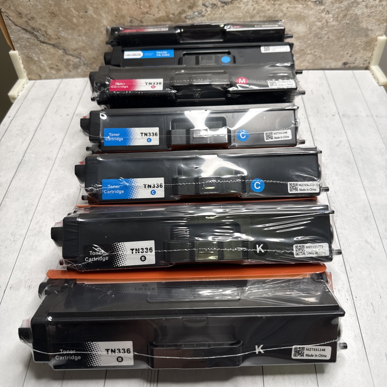 Lot of TN336 Toner Cartridges For Brother  HL-L8350CDW MFC-L8850CDW MFC-L8600CDW