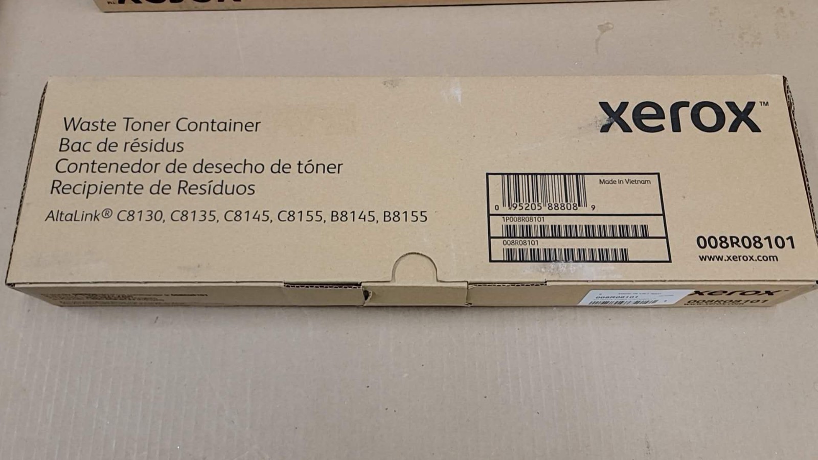 Genuine Xerox 008R08101 Waste Toner Container for AltaLink C8130/35/45 New open