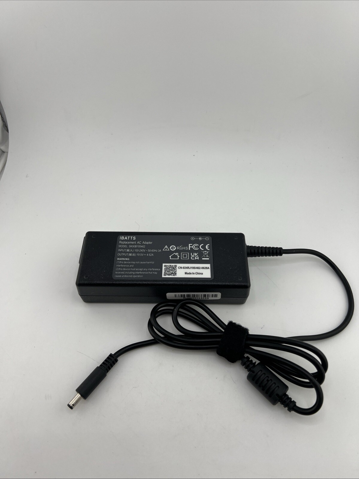 IBATTS SK90B195462 Replacement AC Adapter Power for HP 19.5V 4.62A No Power Cord