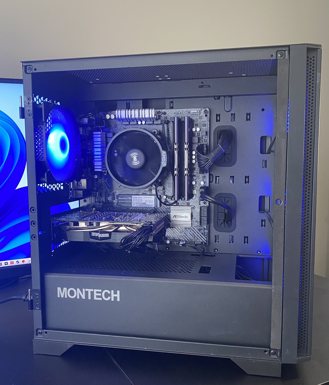 Custom Gaming Desktop PC Ryzen 5 16 GB Ram 512 GB SSD GTX 1660 SUPER + WIFI