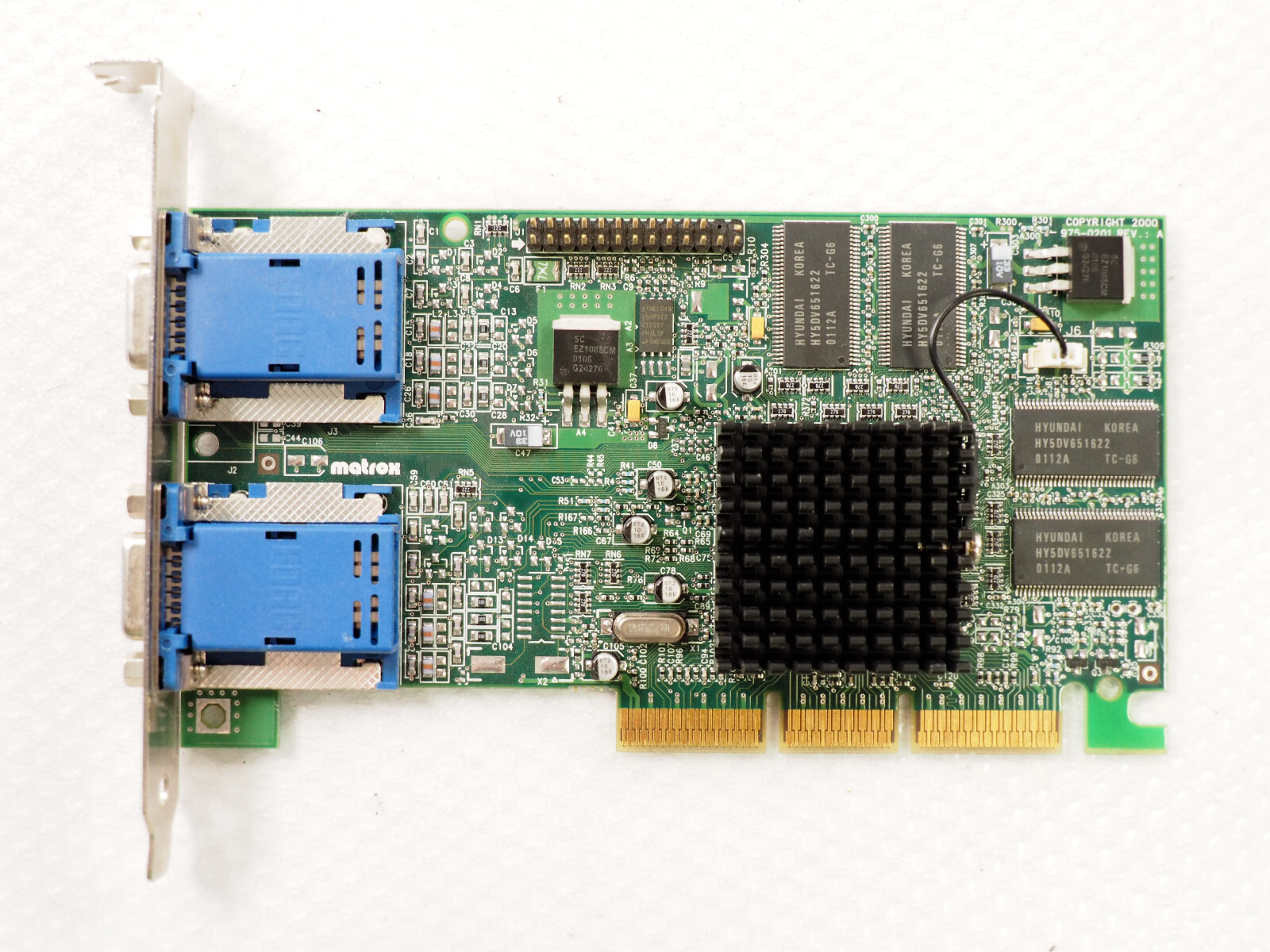 MATROX 0608UX G45+ MDHA32D/DEL 975-0201 DUAL VGA Video Card