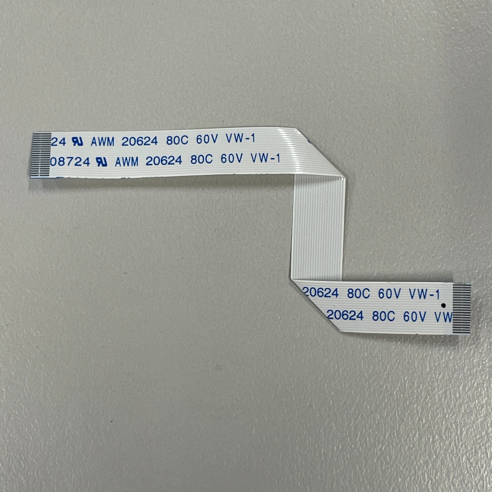 Genuine AWM 20624 20-Pin 120mm x 11mm Flat Ribbon Cable E308724 80C 60V VW-1