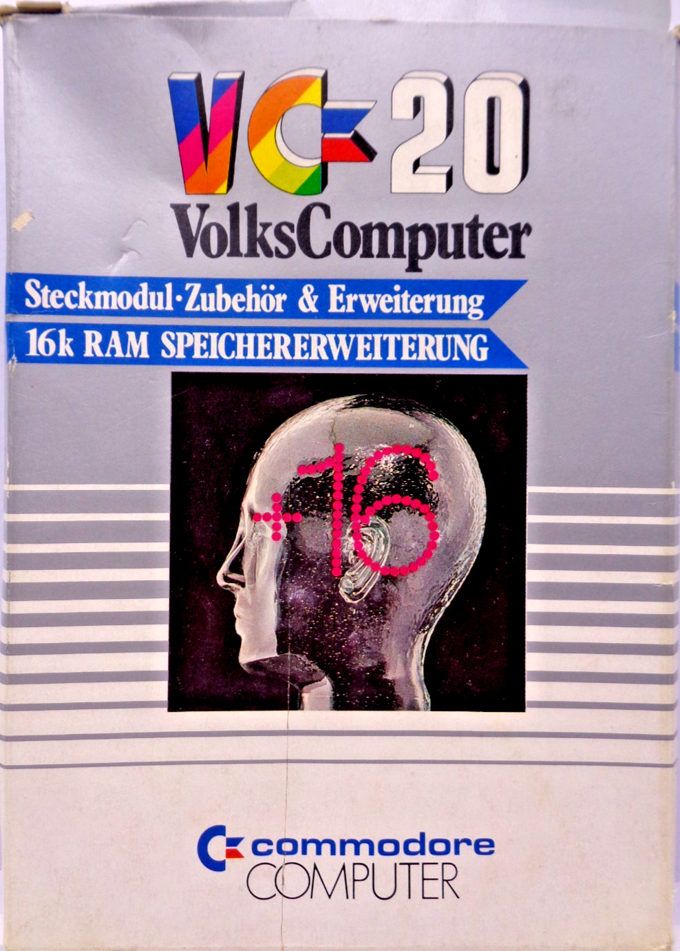 COMMODORE VC-20/VIC-20 - 16K RAM CARTRIDGE (COMMODORE VIC-1111 - CARTRIDGE) #CIB