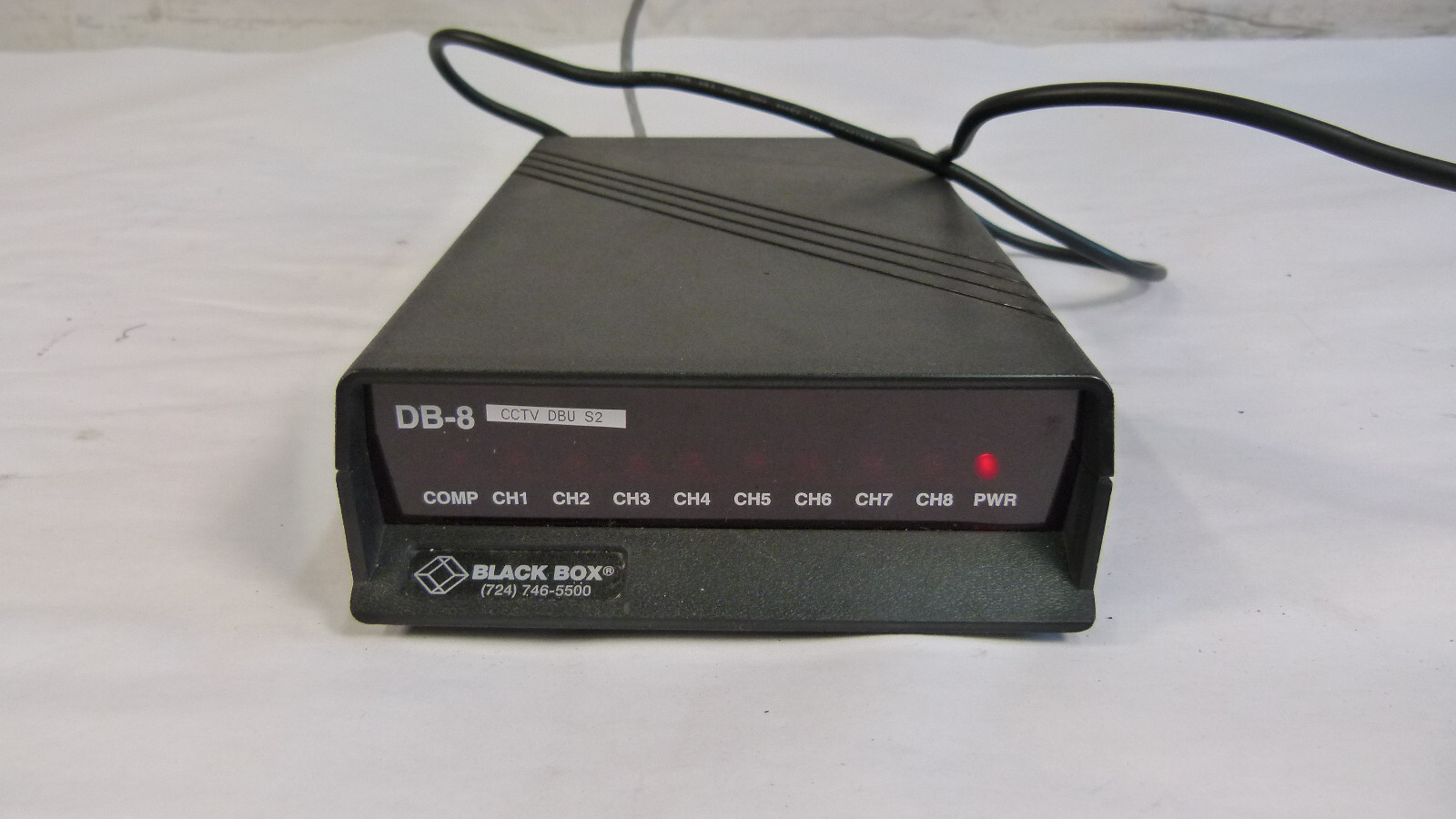 Black Box 8 Port Data Broadcast Unit DB-8 with Black Box Power Supply