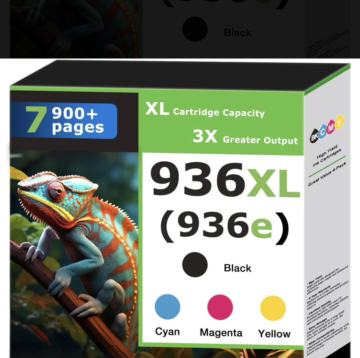 Grnjet 936XL Ink Cartridges, model 936XL 936e,