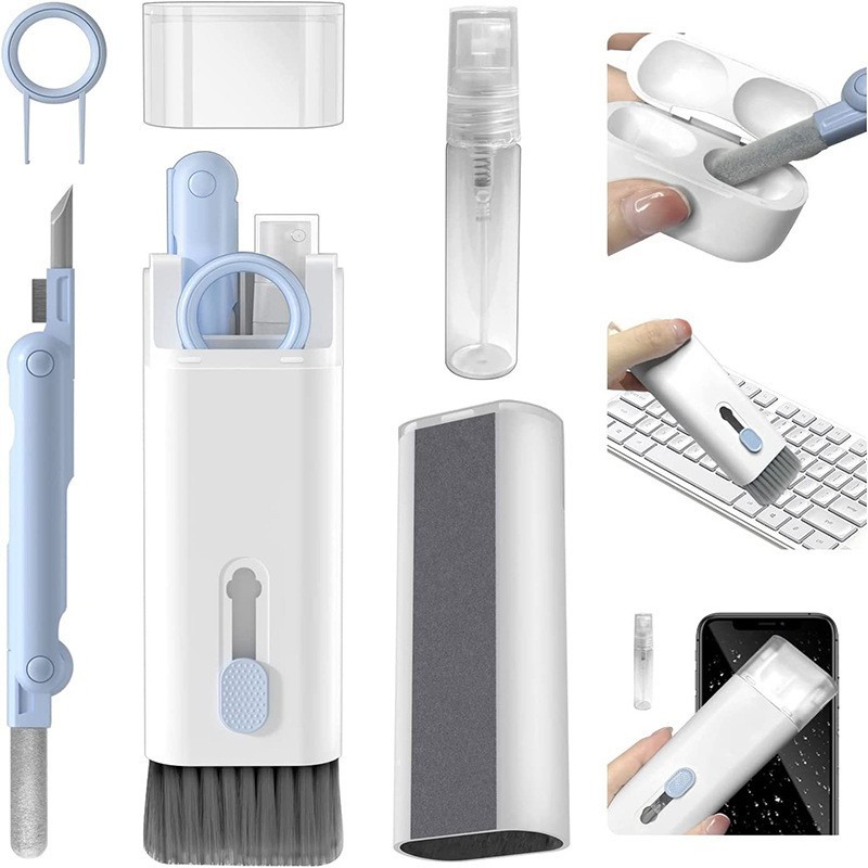 7 in 1 Laptop Cleaning Kit Keyboard Cleaner,Computer Screen Cleaning Brush Tool,