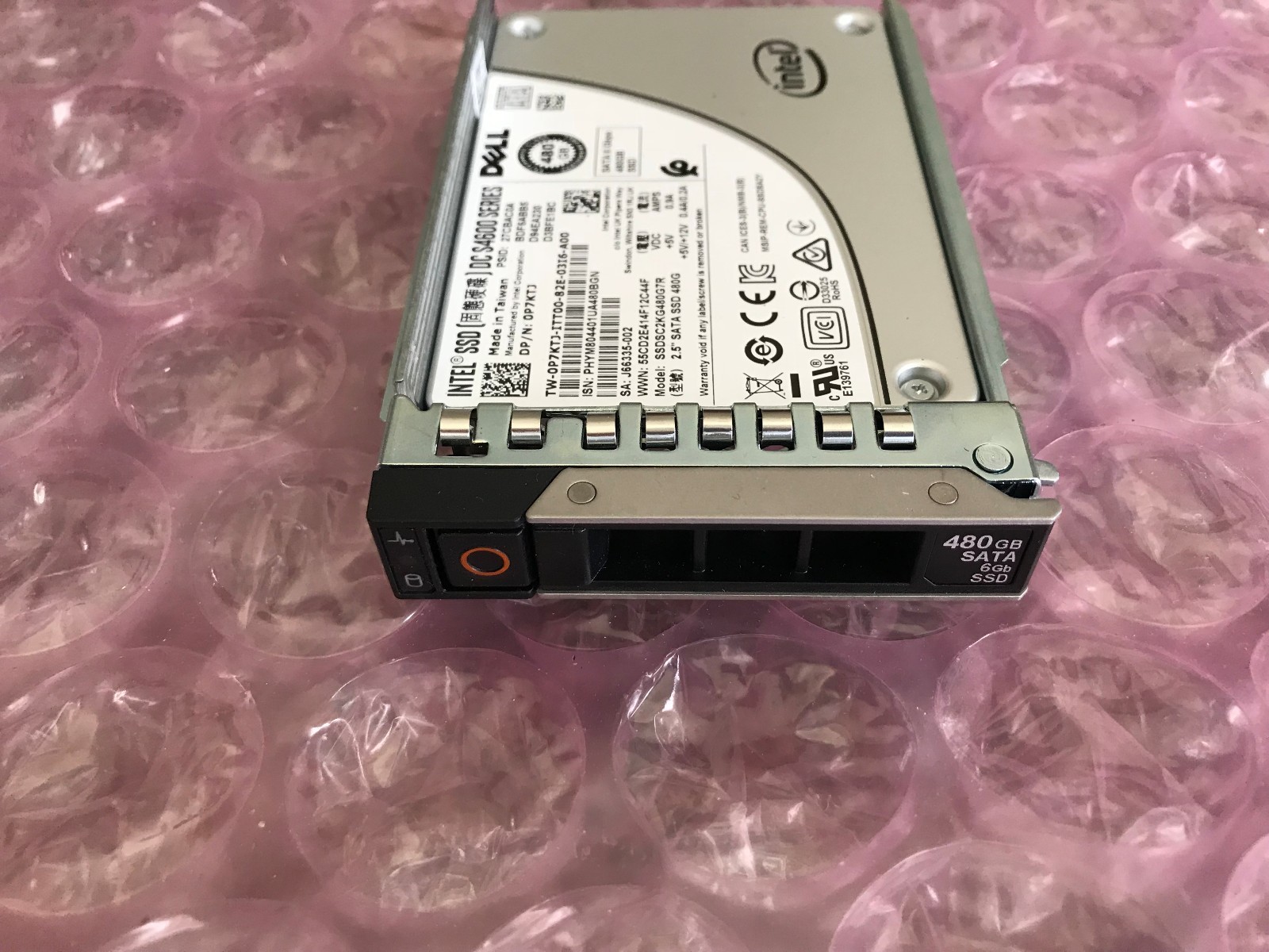 TR3MY Intel  DELL DC S4600 SSDSC2KG960G7R 960GB 2.5 inch SATA3 SSD 0TR3MY R640