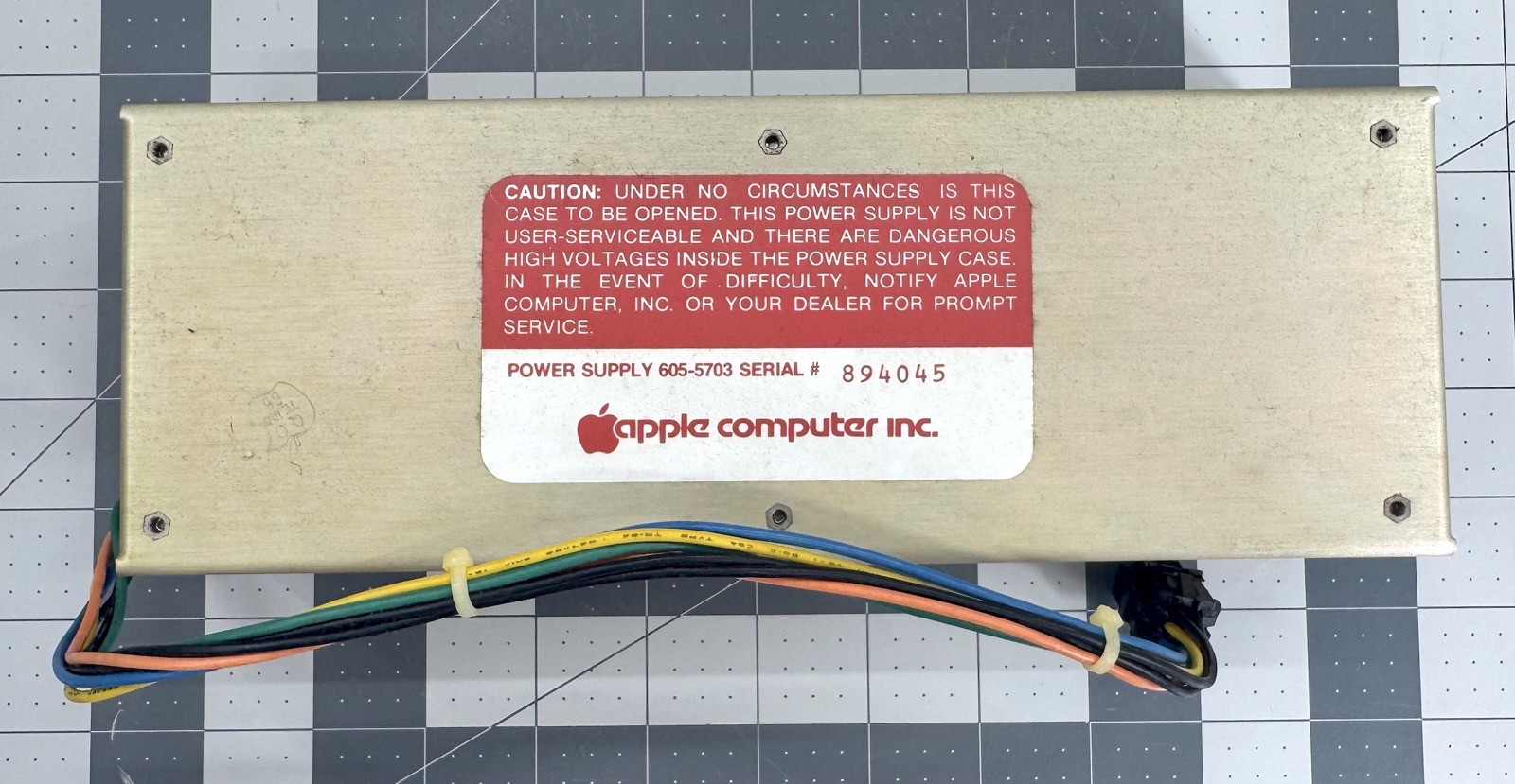 Apple II Plus IIe Power Supply Astec PSU 605-5703 AA11040B - Tested and Working