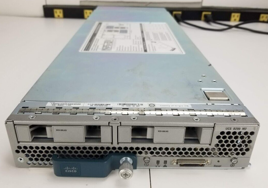 CISCO UCS B200 BLADE SERVER |96GB RAM PC3L| 2x XEON X6575| NO HDD| N20-B6625-1
