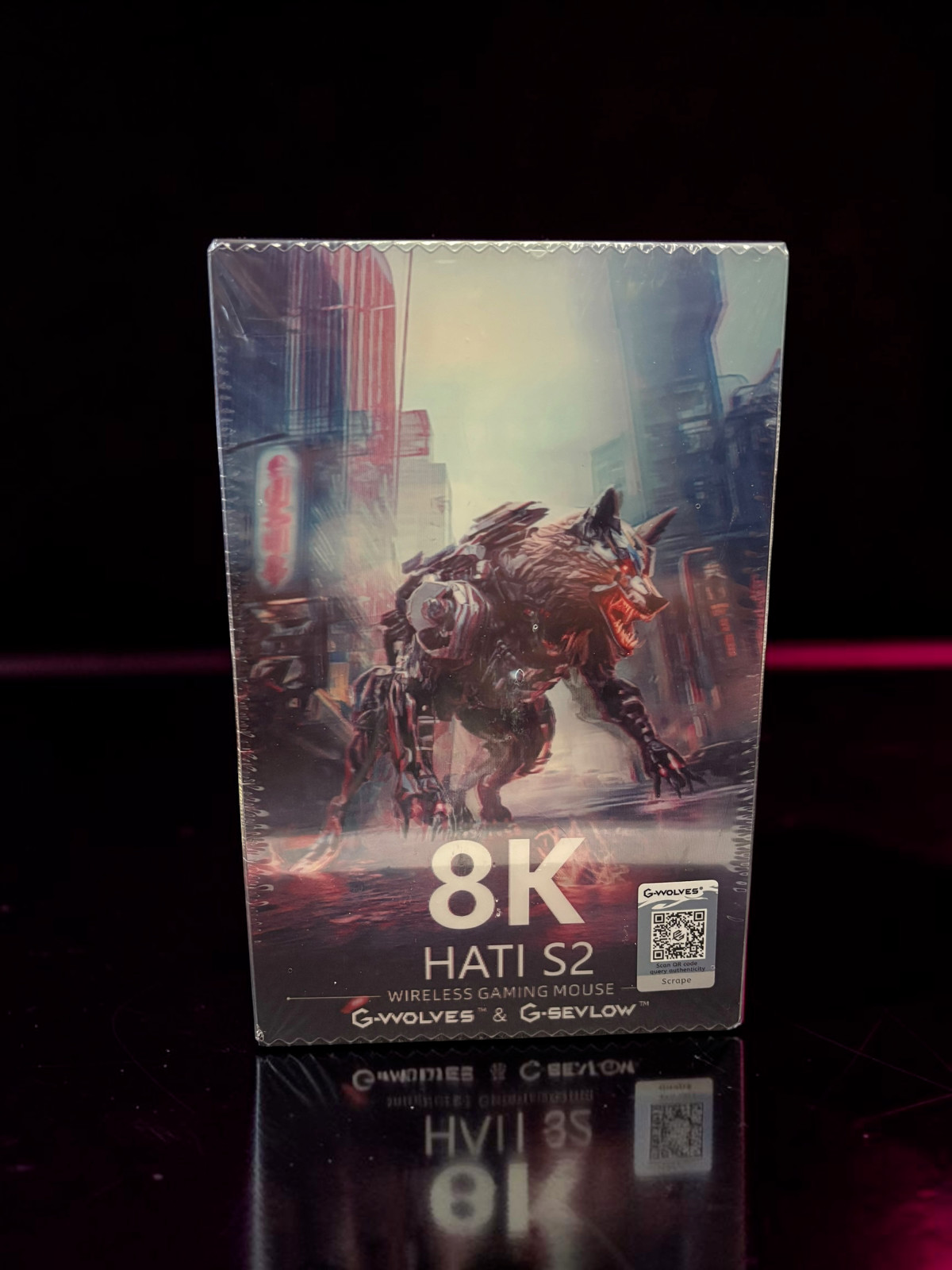 G-Wolves HATI S2 8K Wireless Optical Lightweight Gaming Mouse 2Btn
