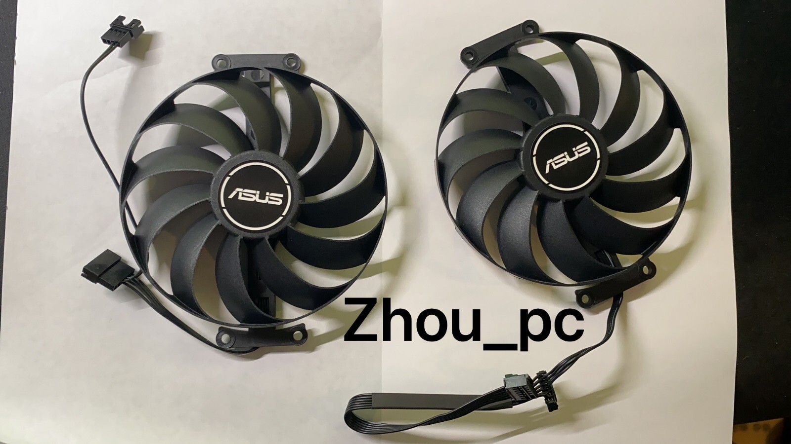 GPU Replacement Cooler cooling Fan For Asus Dual OC V2 RTX 3060ti 3070