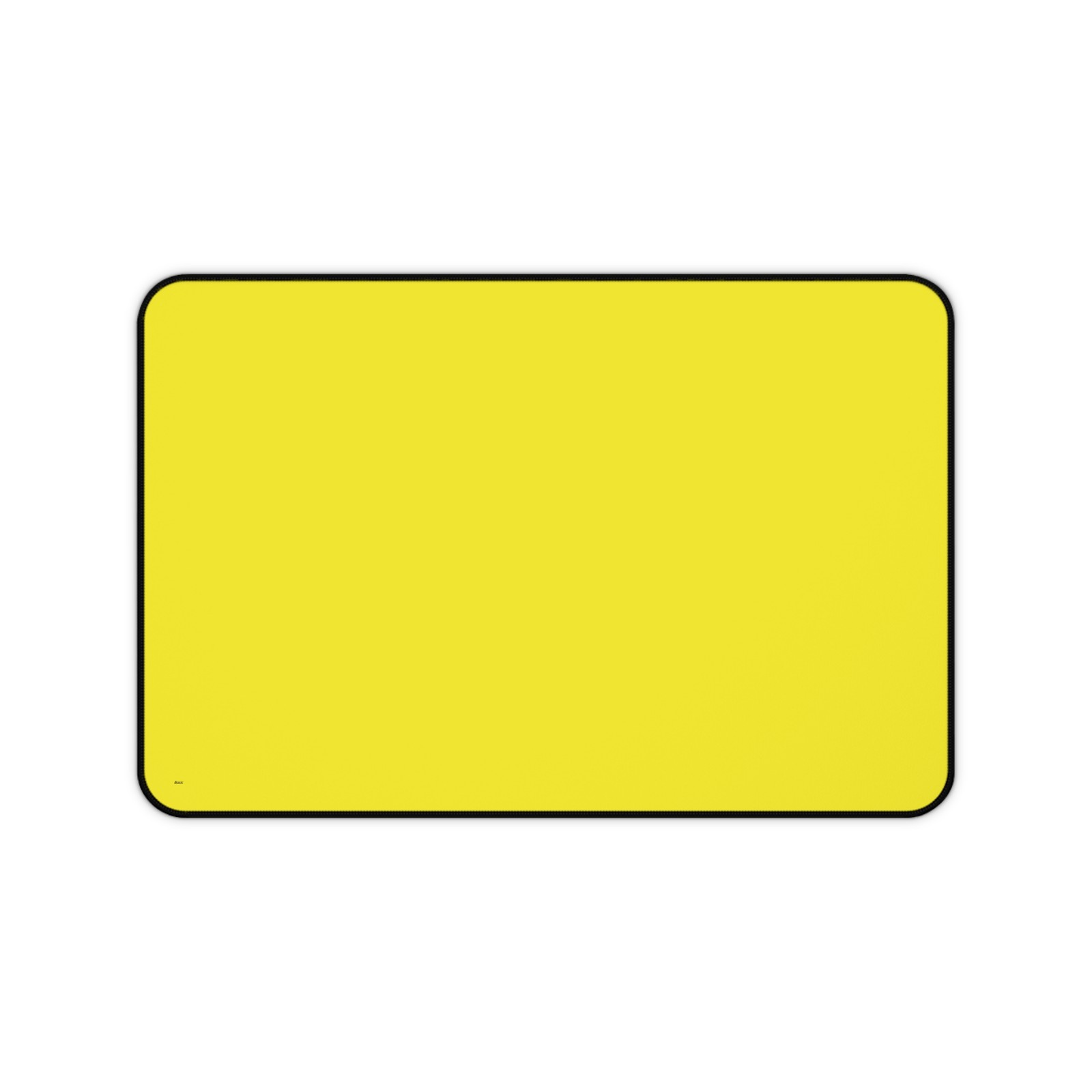 Yellow Solid Color Desk Mat | Minimal Desk Pad, Large Mousepad