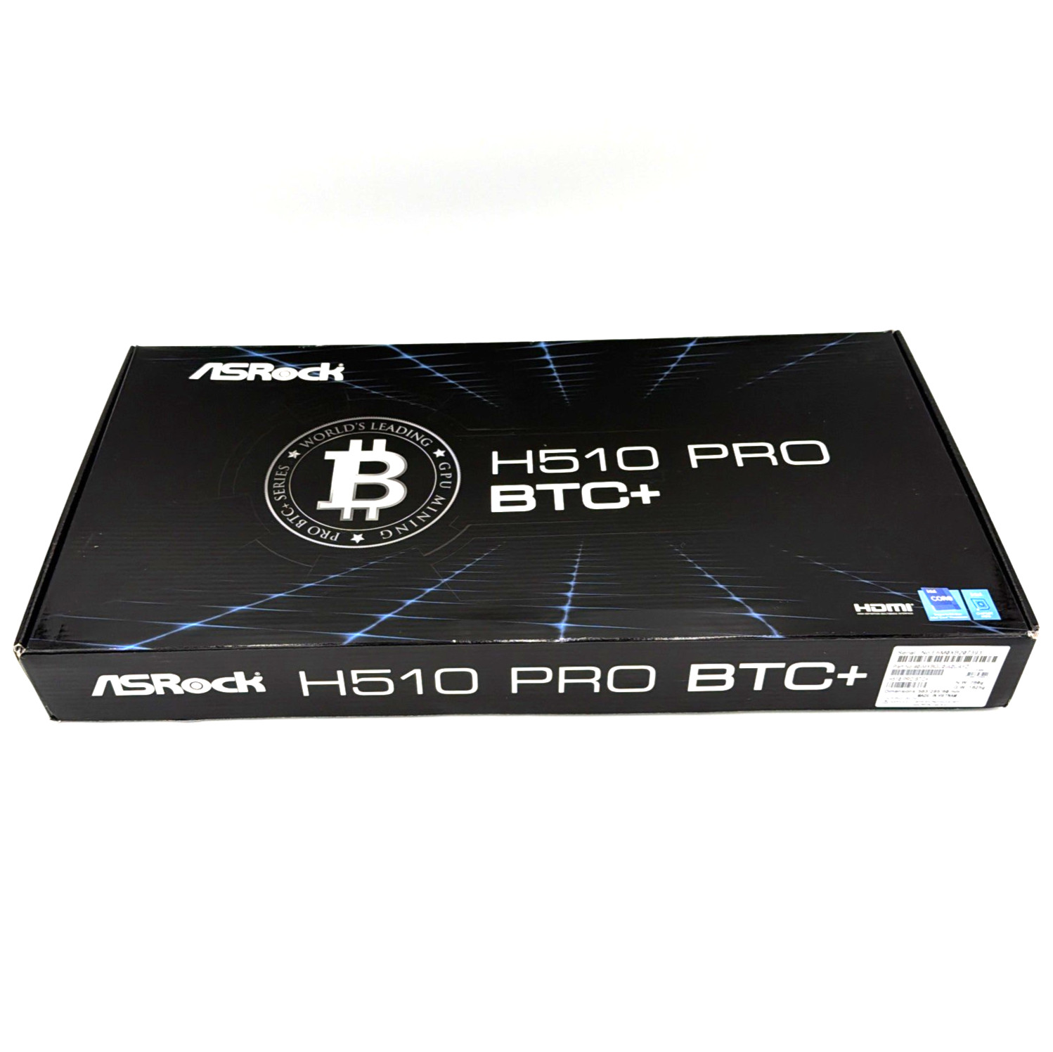ASRock H510 Pro BTC+ AI/Mining Motherboard LGA1200 6 GPU PCIe Open Box NeverUsed
