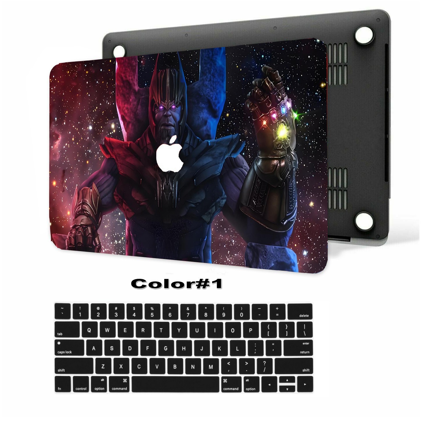 Avengers Pattern Rubberized Hard Case Cover For New Macbook Pro Air M2 M3 M4 M5