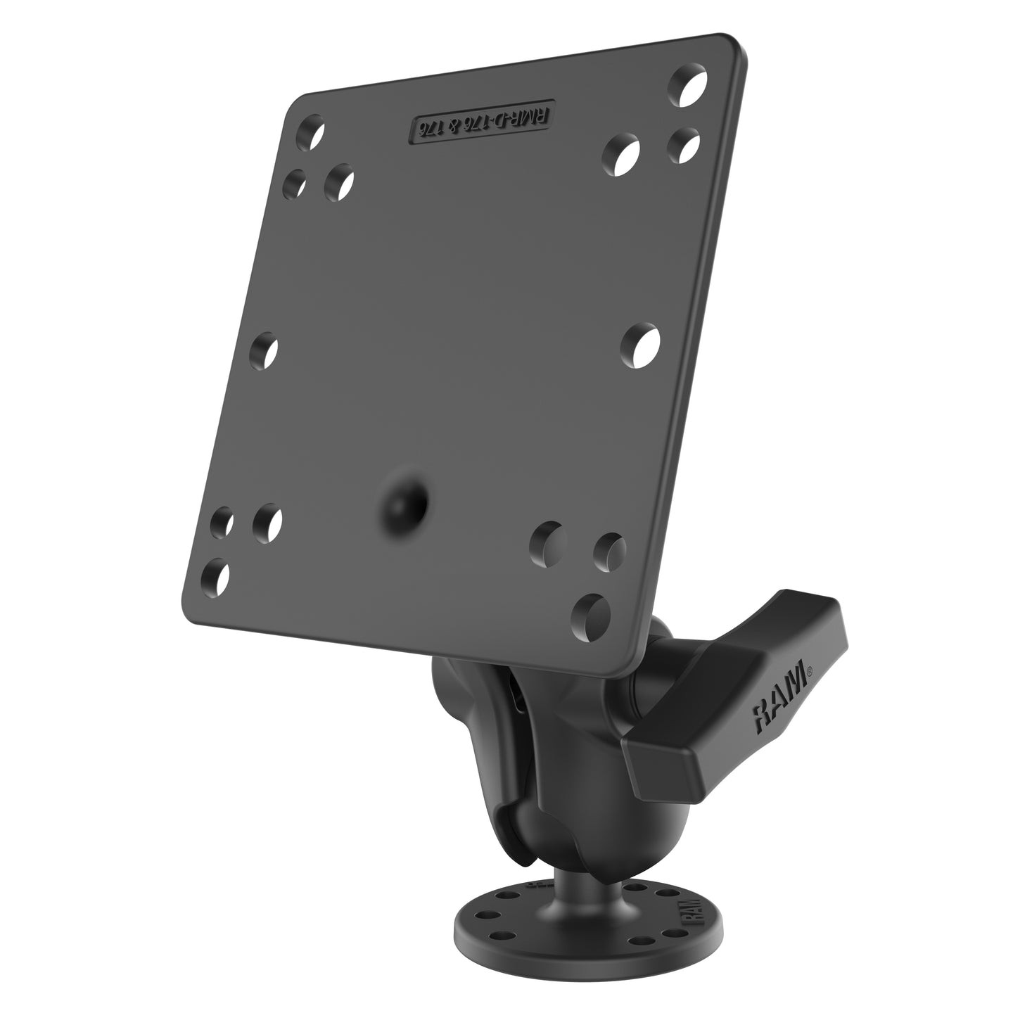 RAM-101U-B-246  RAM Double Ball Mount with 100x100mm VESA Pla...