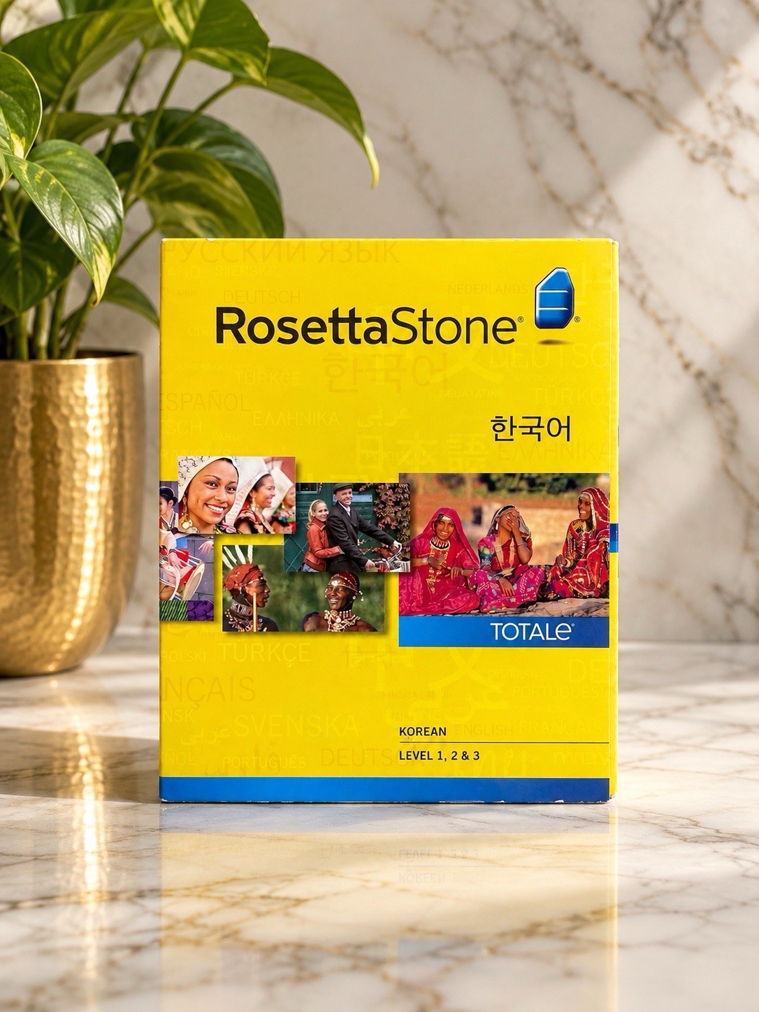 Rosetta Stone Korean Levels 1, 2 & 3 TOTALe Version 4 Software NEW IN BOX